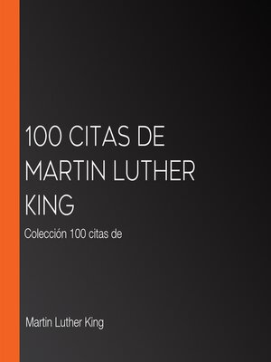 100 citas de Martin Luther King - Audiobook